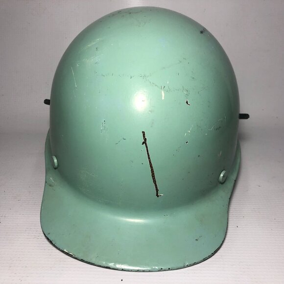 Vintage 1978 MSA Skull Guard Hard Hat Helmet Fiberglass - Picture 2 of 11